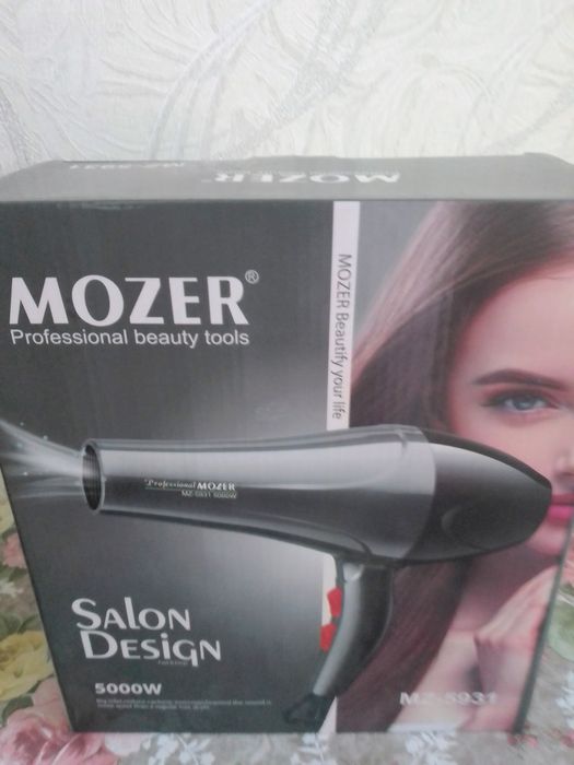 Профессиональный фен для сушки волос Mozer 5000W