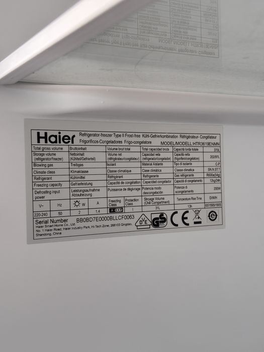 Lodówka Haier HTR3619ENMN