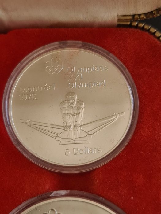 Moedas em prata 1976 Olipiadas