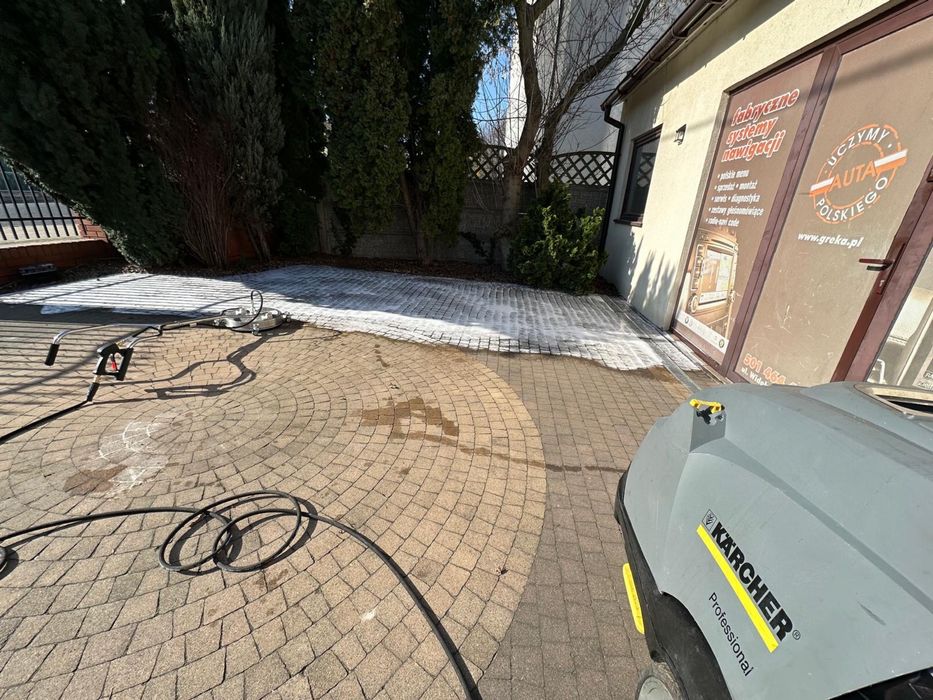 Mycie kostki brukowej mycie elewacji mycie paneli fotowoltaicznych