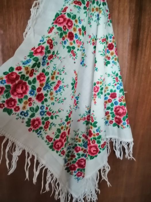 Винтажный платок-шаль