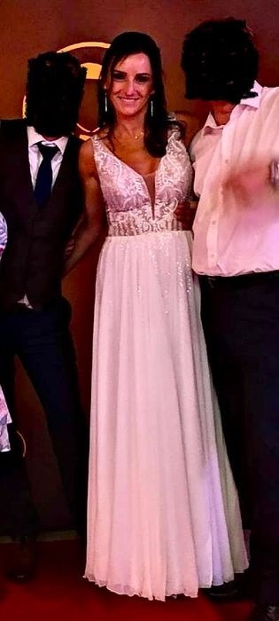 Suknia ślubna muslin, lekka kobieca 36/38