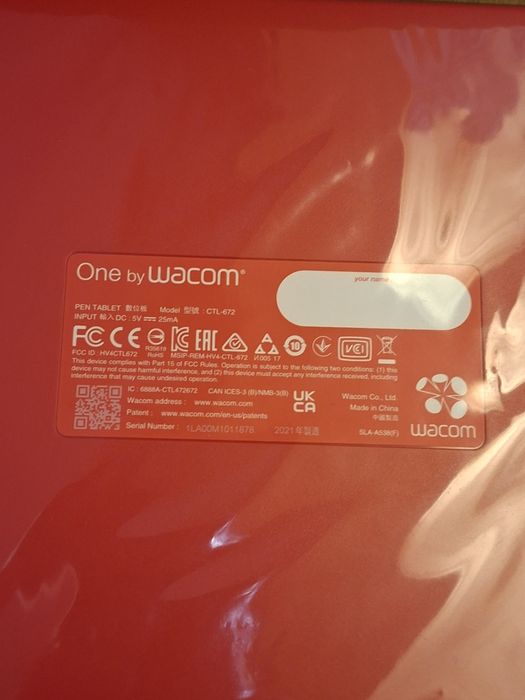 Mesa digitalizadora wacom one m