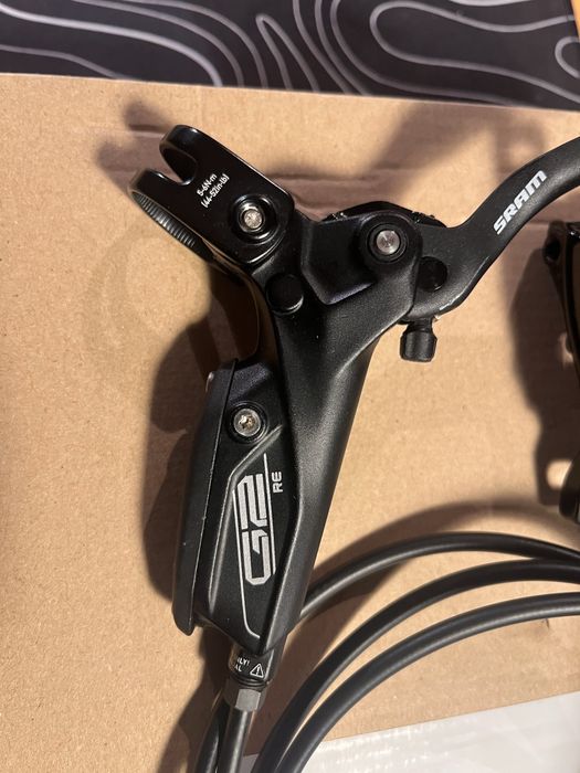 Hamulec hydrauliczny Sram G2 RE Code 4-tłoczki tył 150 cm Jak Nowy ...