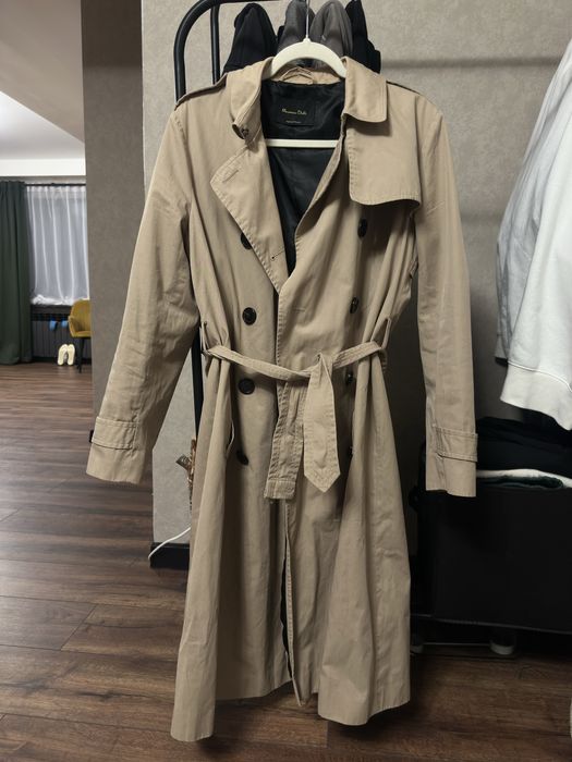 Тренч Massimo Dutti Italian fabric L, пальто , плащ