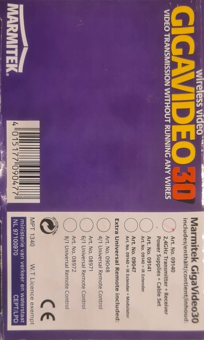 Transmissor de video wireless (Marmitek))