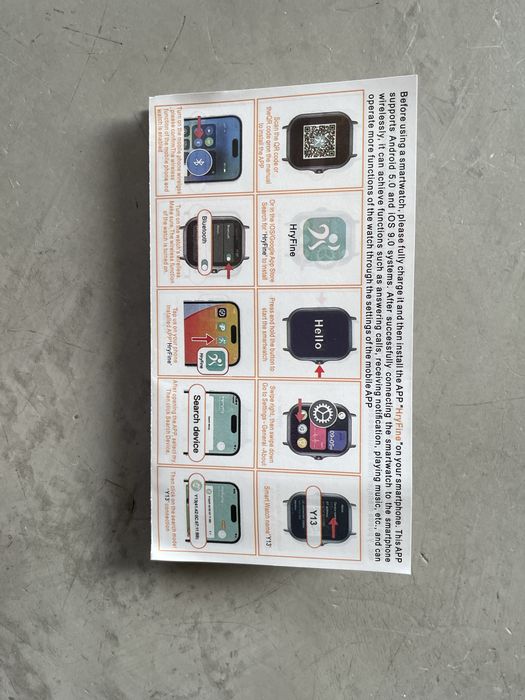 smart watch y13 novo