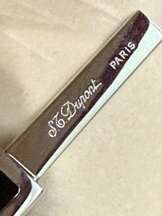S.T. Dupont Paris — запонки и зажим для галстука оригинал.