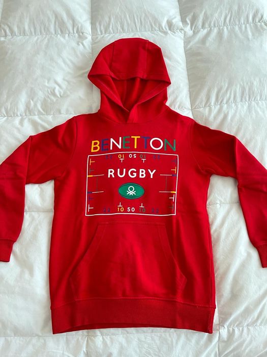 Sweat vermelha Benetton, 12/13 anos