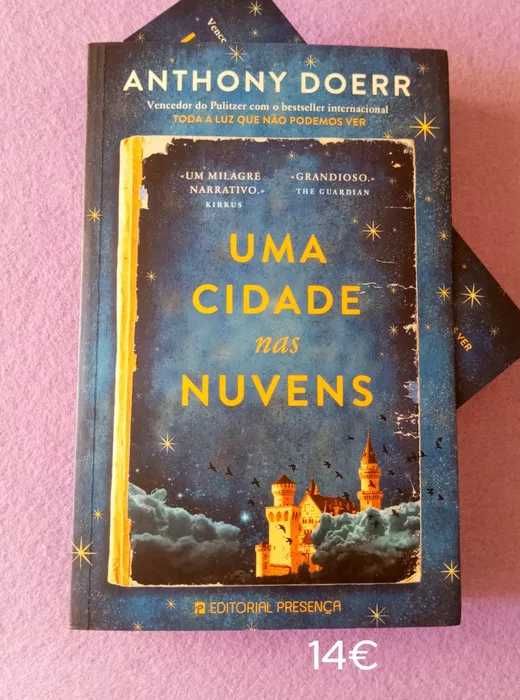 A CIDADE NAS NUVENS - Anthony Doerr - portes incluídos