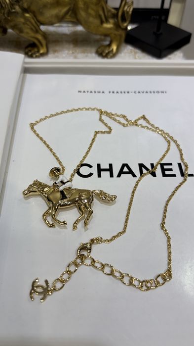 Chanel® Luksusowy naszyjnik CC® ekskluzywna biżuteria łańcuszek