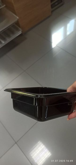 Гастроємність 1/6-100 нержавійка та полікарбонат від 65мм