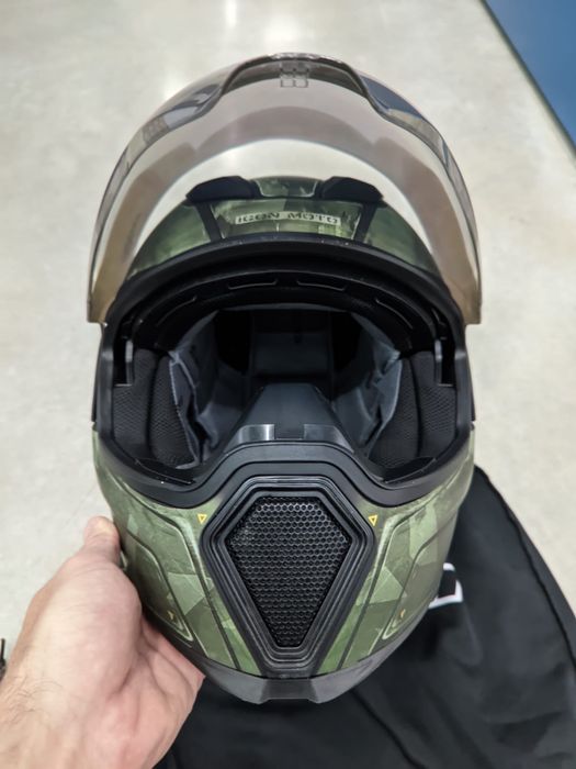 Capacete mota  Icon BATTLESCAR 2 Airflite GREEN – Tamanho S