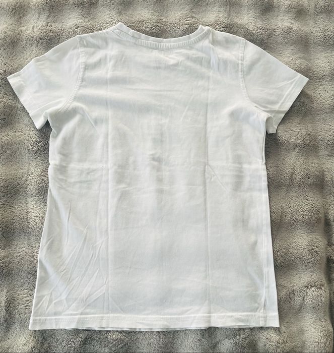 Koszulka, t-shirt biały 134-140 cm, 9-10 lat