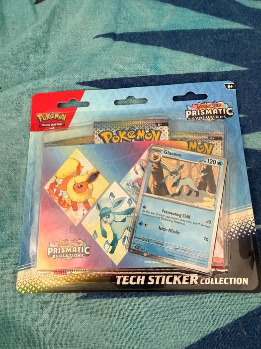 Pokemon Tcg Prizmatic Evolutions Tech Sticker Collection (Glaceon)