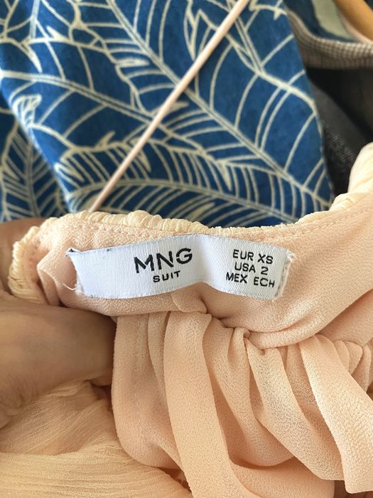 Vestido comprido Mango de seda