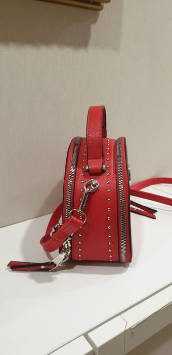 Сумка женская красная