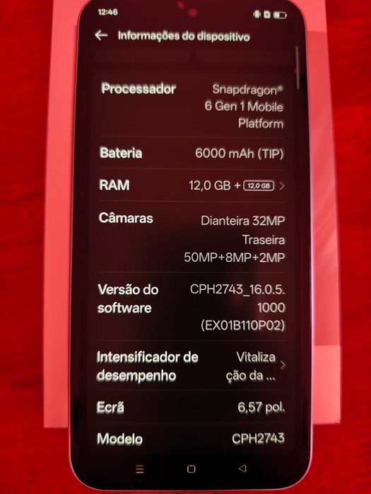 Smartphone OPPO Reno 14 FS 5G
