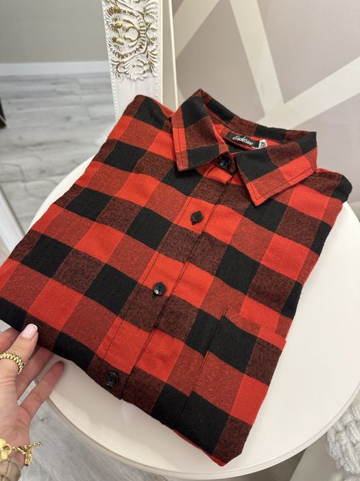 Сорочка байкова в клітинку