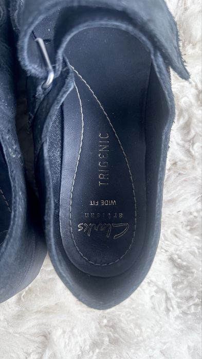 Мокасини лофери кеди туфлі Clarks 37 нат шкіра
