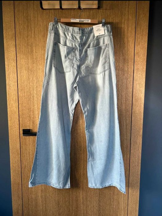 Modne jeansy H&M wideo leg rozm 46 Nowe z metką