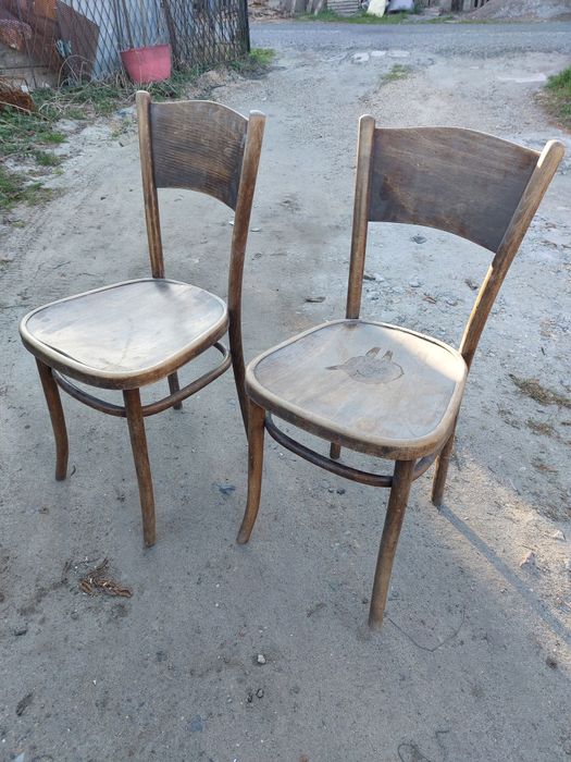 Krzesła prl loft vintage nie hałas