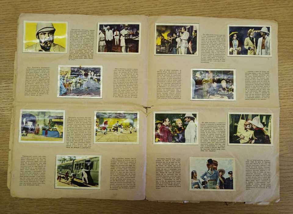 Coleção de cromos - A volta ao mundo em 80 dias