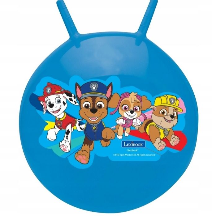 Piłka skoczek dmuchana 45 cm do skakania  psi patrol ćwiczenia