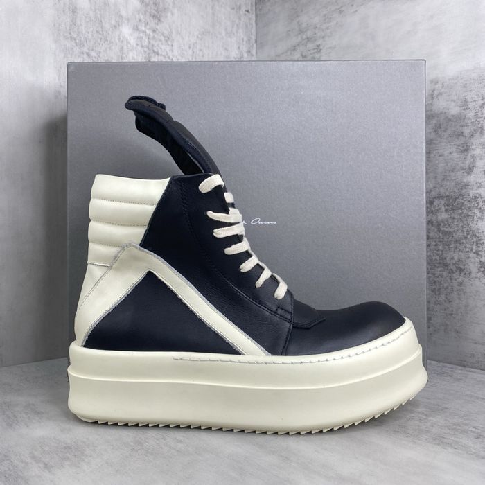 Rick Owens Geobasket Double Bumper/Megabumper Black/White