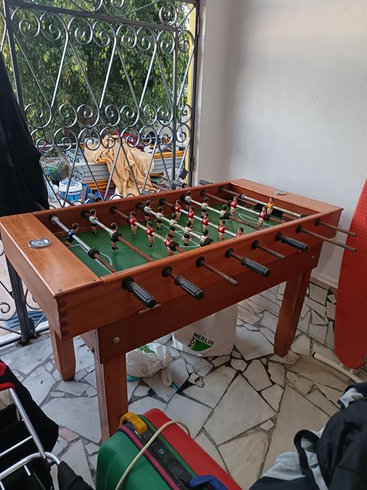 Mesa de Matraquilhos em Madeira Maciça