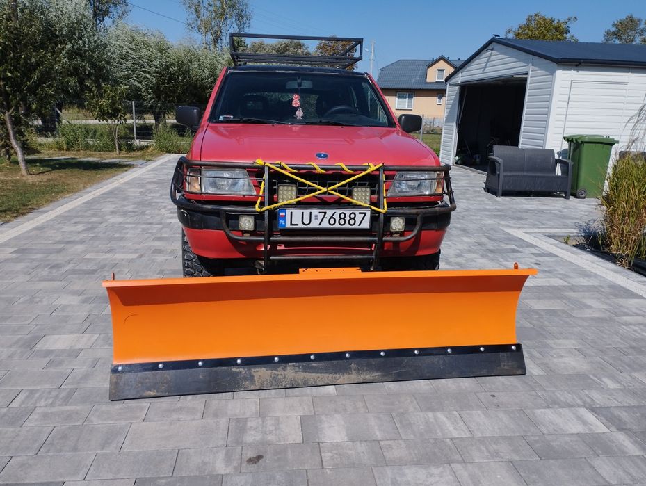 Pług do auta terenowego 200 cm przygotowany pod lampy