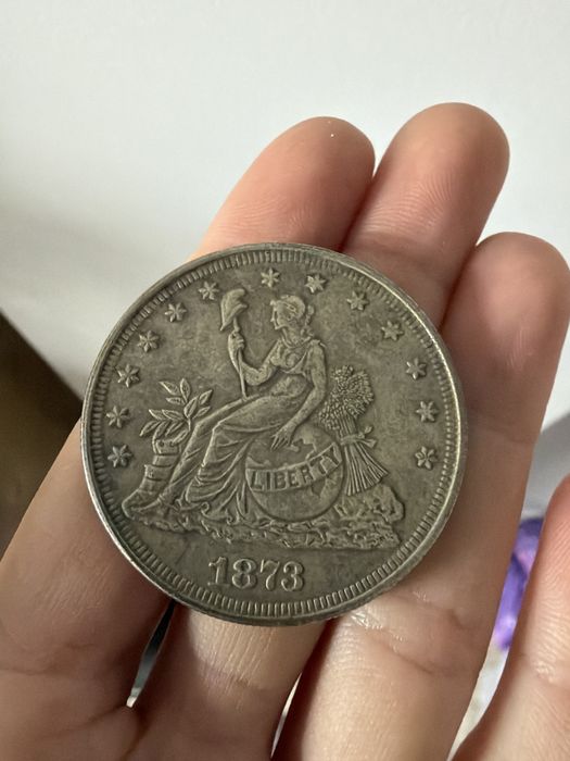 Amerykanski dolar handlowy trade dollar moneta z 1873 roku