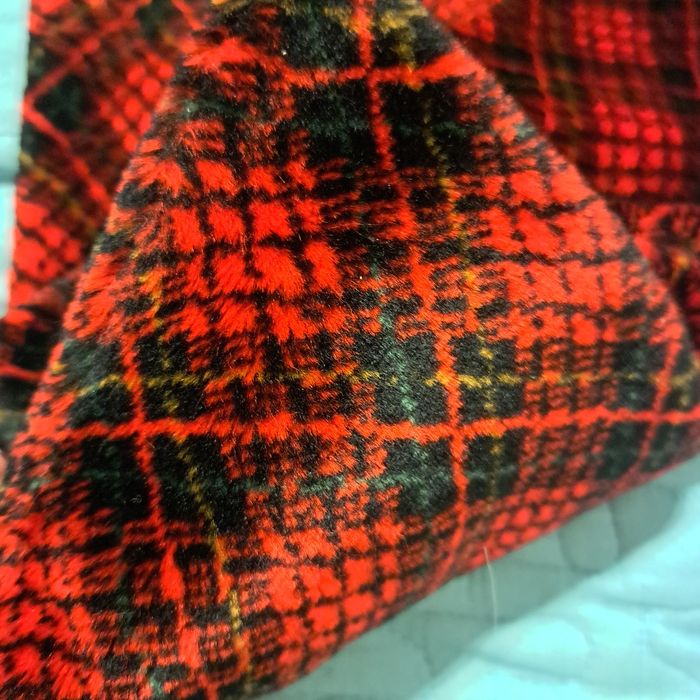 Szal podwójny czerwony