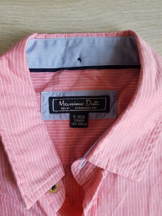 Koszula z długim rękawem rozm. 134/146 Massimo Dutti stan idealny