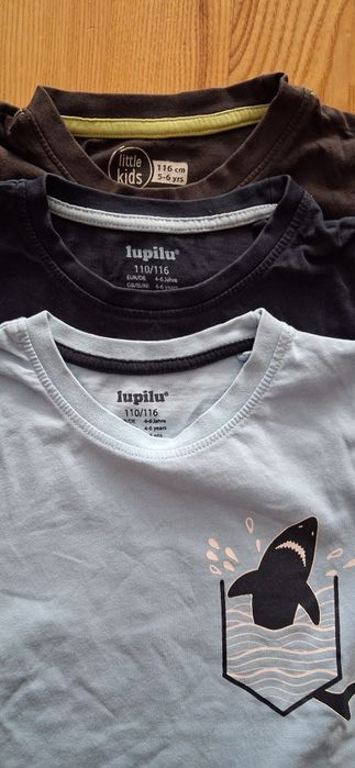 Tshirty chłopięce roz. 110-116