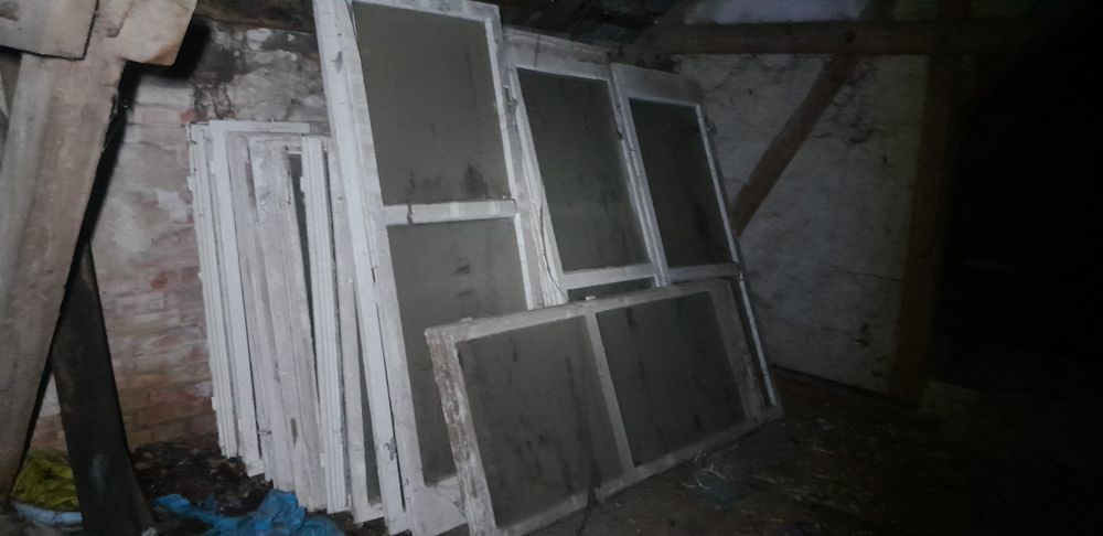 Skrzydła okna drewniane na szklarnie