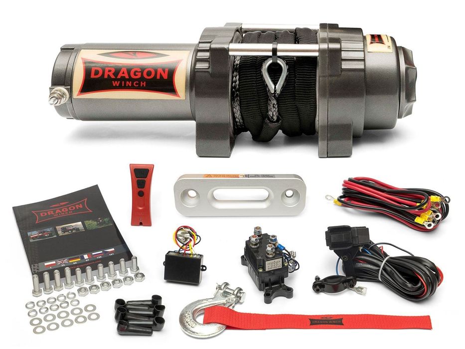 Wyciągarka Dragon Winch Highlander DWH 3500 HD lina syntetyczna 12V