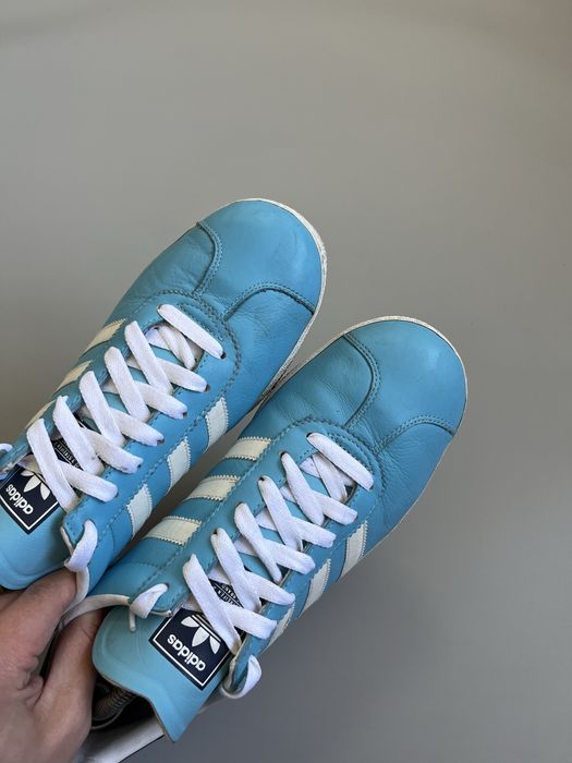adidas gazelle silver green womens adidas Women's Originals Gazelle "Blue Fusion" Shoes main image 1