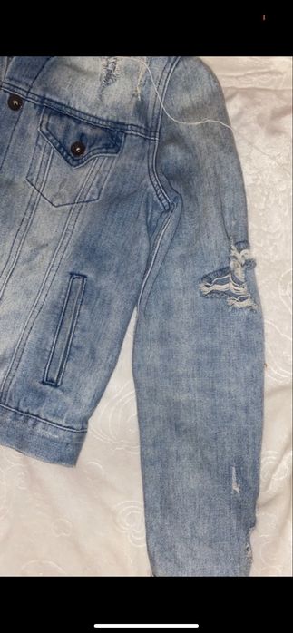 jeansowa kurtka cropp