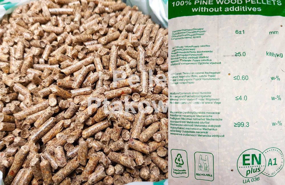 Pellet Rodos ENPlus A1 dowóz Śląsk Olczyk certyfikat