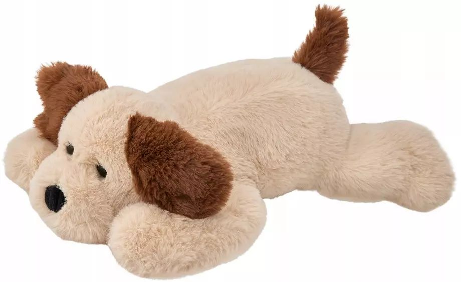 Pies leżący kremowy 38cm. Beppe