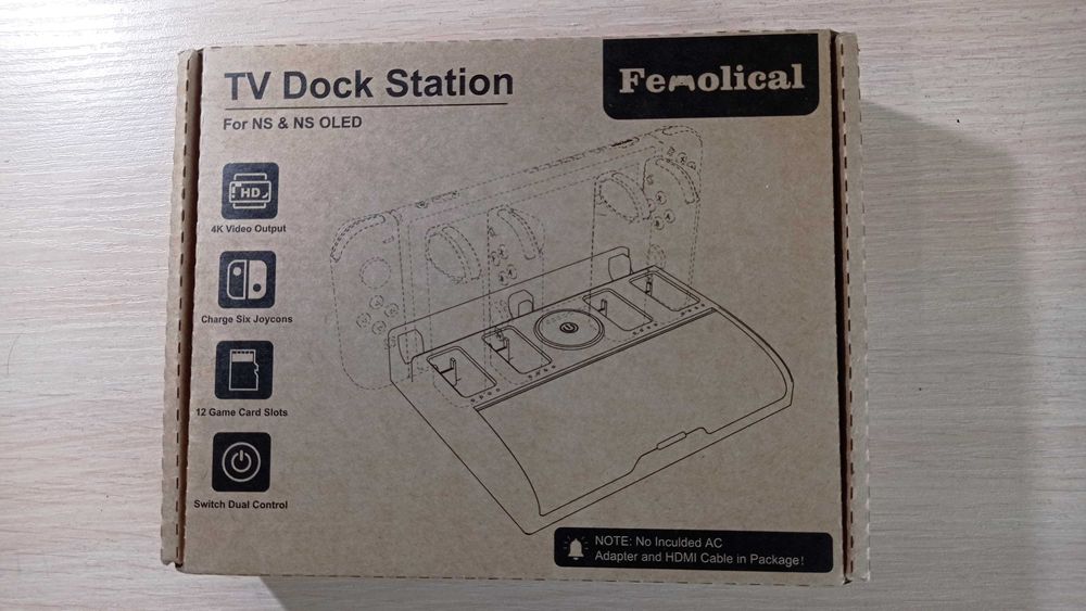 Док-станція Nintendo Switch/OLED, 4K HDMI, USB 3.0 до телевізора