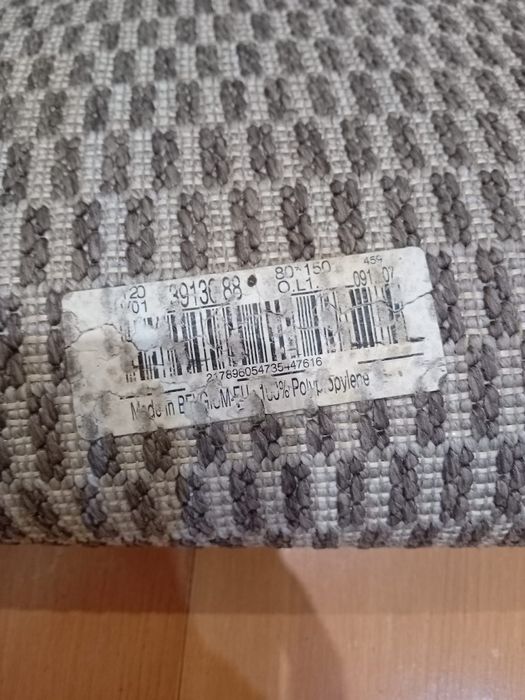 2 Carpetes cinza 80x1,50