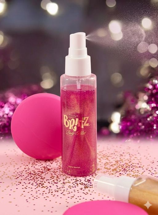 Bratz 2000s y2k mgiełka zapachowa perfumy z brokatem shimmer body mist