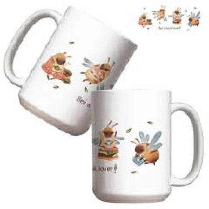 Kubek - Bee a book lover 440ml oprawa: pudełko