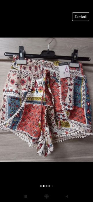 Szorty w stylu Boho Primark