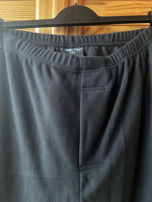 Термобілизна флісова Mil-Tec чорна xl-xxl