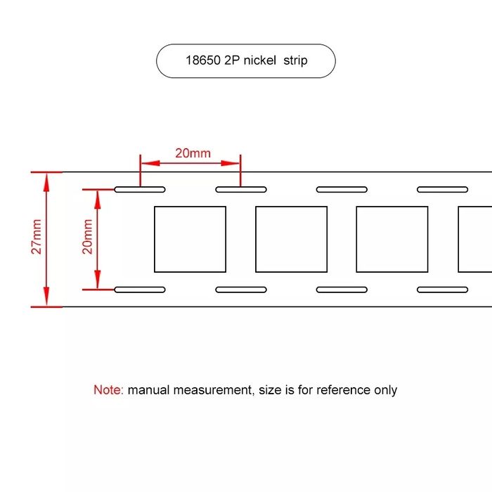 Лента, шина никелевая для точечной сварки (пайки)