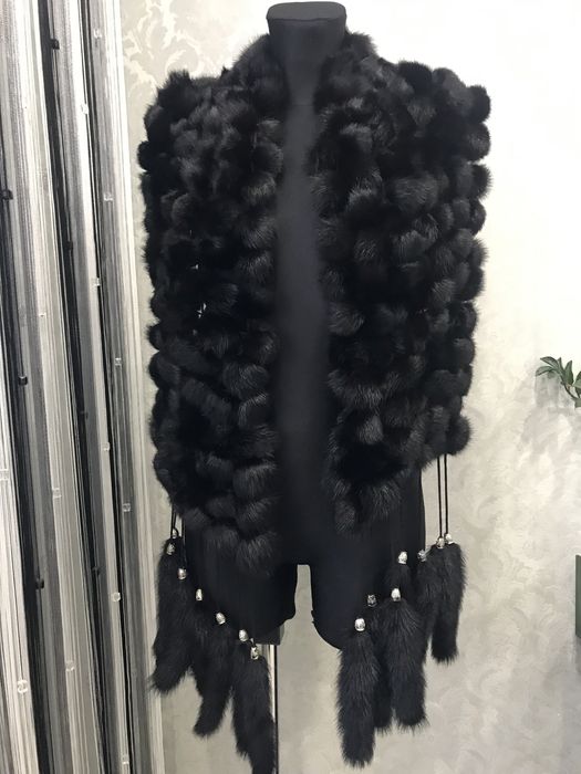 Продам меховый шарф , шаль норка