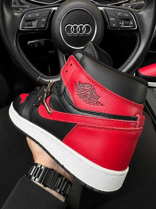 Кроссовки мужские air jordan Nike air jordan найк джордан красные: 1 ...